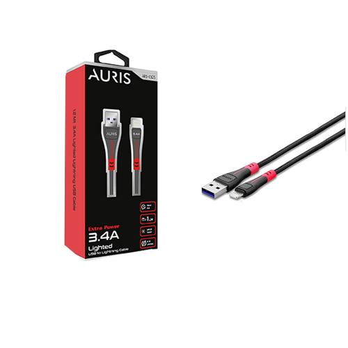 Auris CB25 Lightning Cable with Illuminated 3.4A