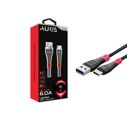 Auris CB26 Type-C 3.4A With Cable Light