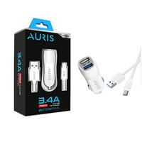 Auris CR03 Type-C Car Charger Kit 3.4A