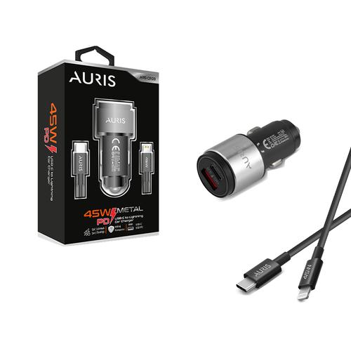 Auris CR10 Type-C PD Car Charger Kit 45W