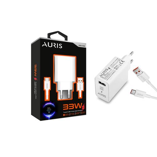 Auris CH33 Type-C Charging Set Super Fast 33W