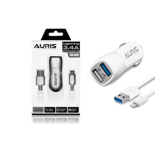 Auris CR02 Lightning Car Charger Kit 3.4A