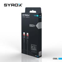 Syrox C130L Type-C to Lightning PD30W Data ve Şarj Kablosu - Bir Ucu Type-C , Bir Ucu Lightning Kablo