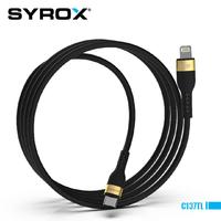 Syrox C137TL Type-C to Lightning 30WPD Fast Charging Cable High-Quality Silicone, 121cm Cable Length