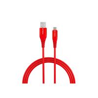 Syrox C87 Type-C Charging Cable 2.0A Metal-Headed Data Cable (Black, Red Color Opsion)