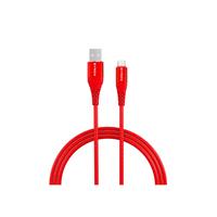 Syrox C89 Samsung Charging Cable 2.0A Metal-Headed Micro USB Data Cable - Black, Red