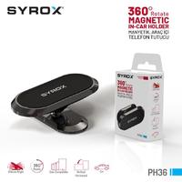 Syrox PH36 Magnetic In-Car Phone Holder 360 Degree Rotatable